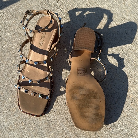 Studded Rhinestone Heels - Picture 3 of 3